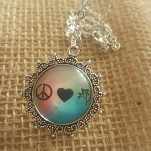 Peace Love Joshua Tree Necklace